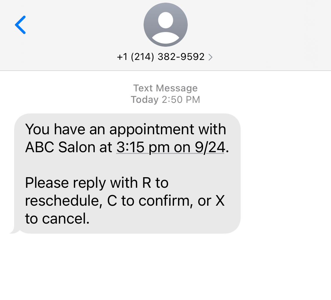 GoReminders sends SMS client reminders